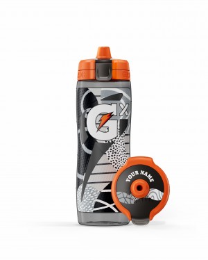 Black / White Gatorade Gx Montage Water Bottle (30 oz) Bundle Water Bottles | 502EIVRJT