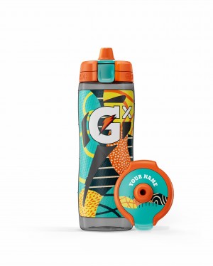 Green / Yellow Gatorade Gx Montage Water Bottle (30 oz) Bundle Water Bottles | 962OPRUDK