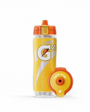 Yellow Gatorade Gx Water Bottle (30 oz) Bundle Water Bottles | 206ALNVGY