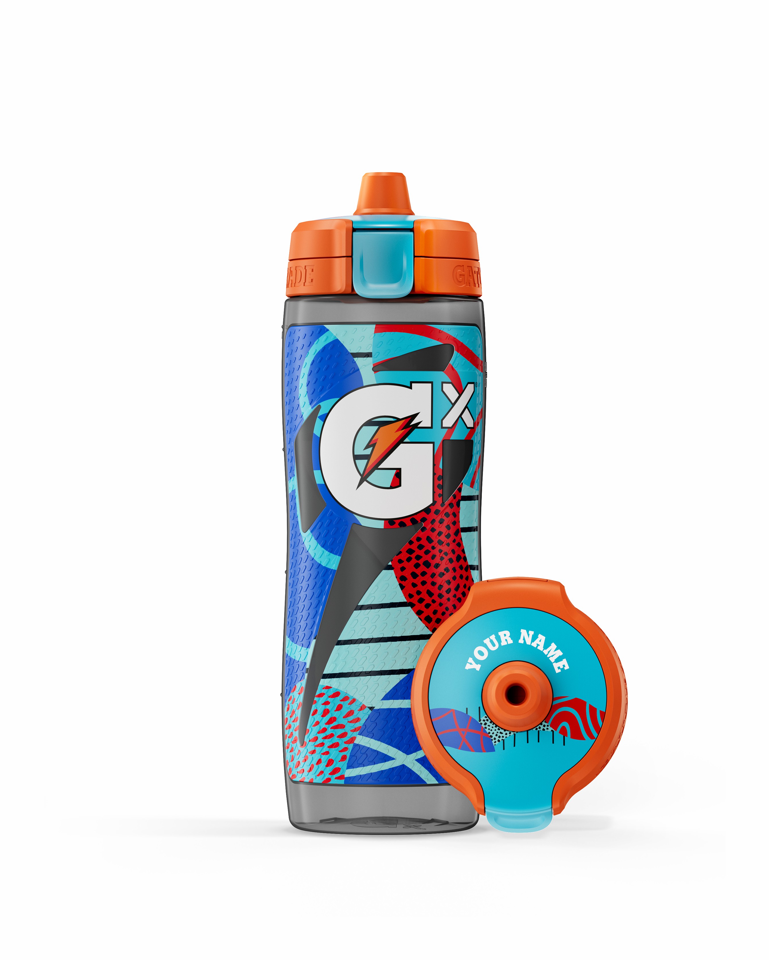 Blue / Red Gatorade Gx Montage Water Bottle (30 oz) Bundle Water Bottles | 274ZJNQCE