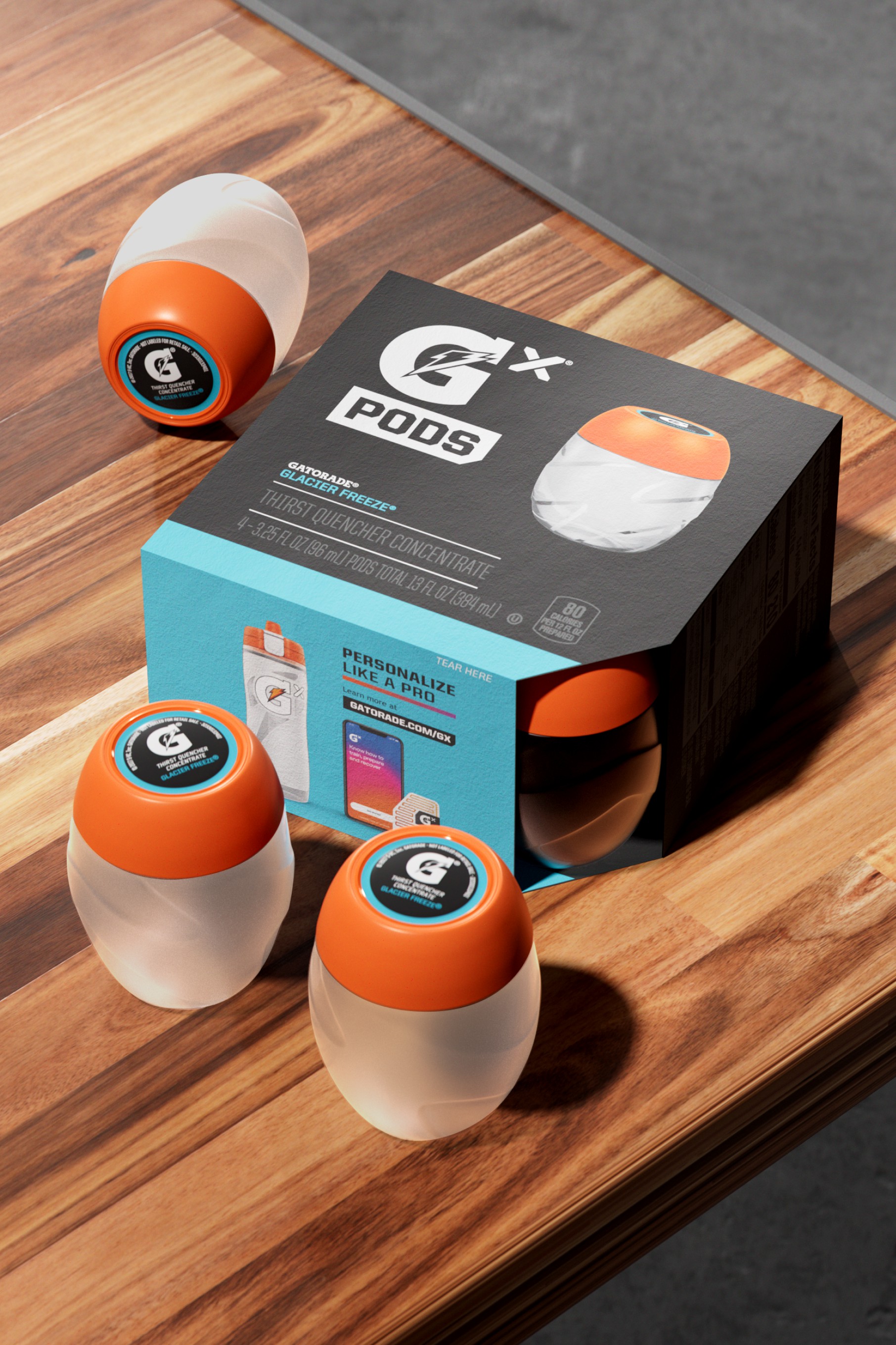 Glacier Freeze Gatorade Gx Pod (48 pods) Pods | 680UBKETH