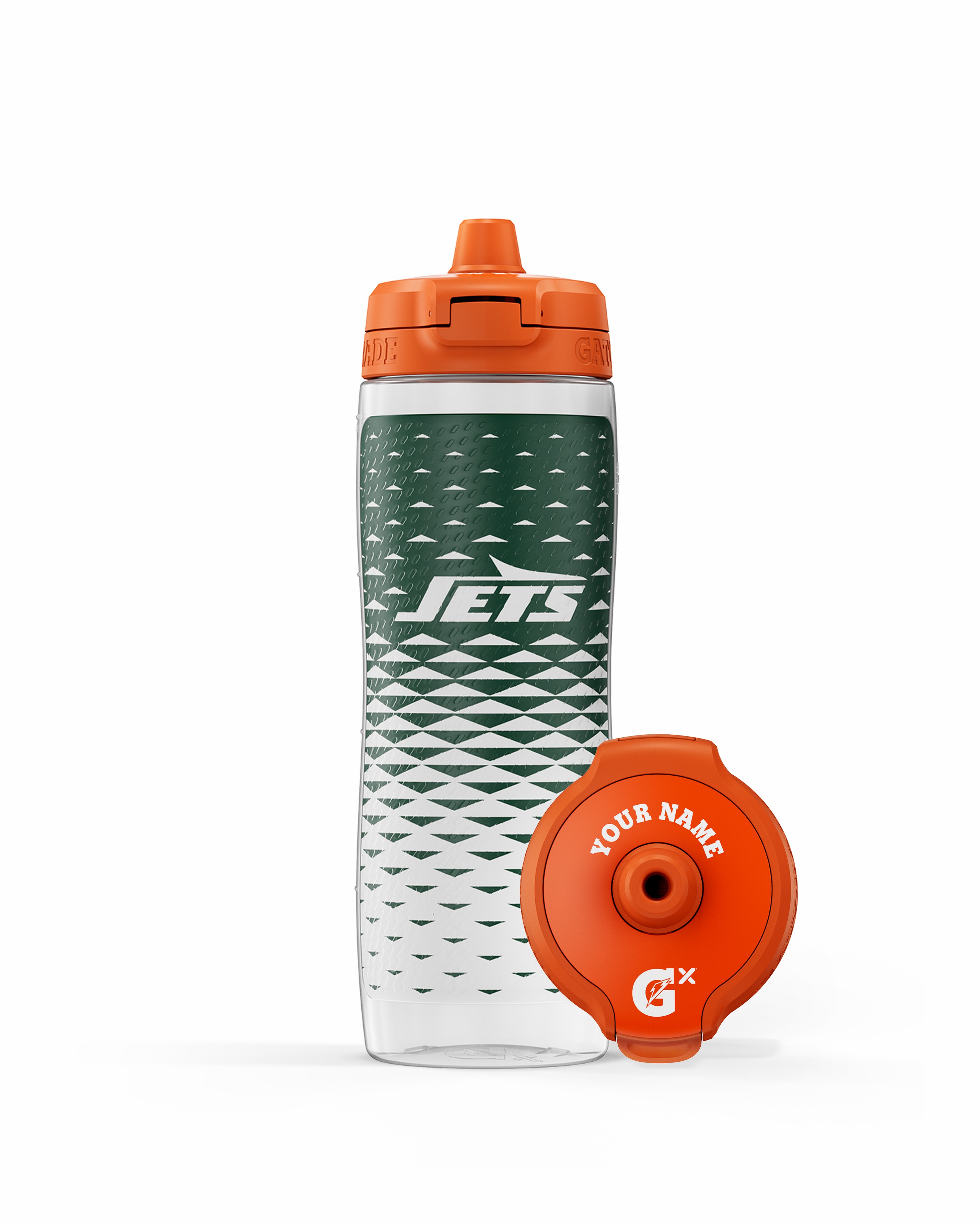 New York Jets Gatorade NFL Gx Water Bottle (30 oz) Bundle Water Bottles | 780QBKZPX