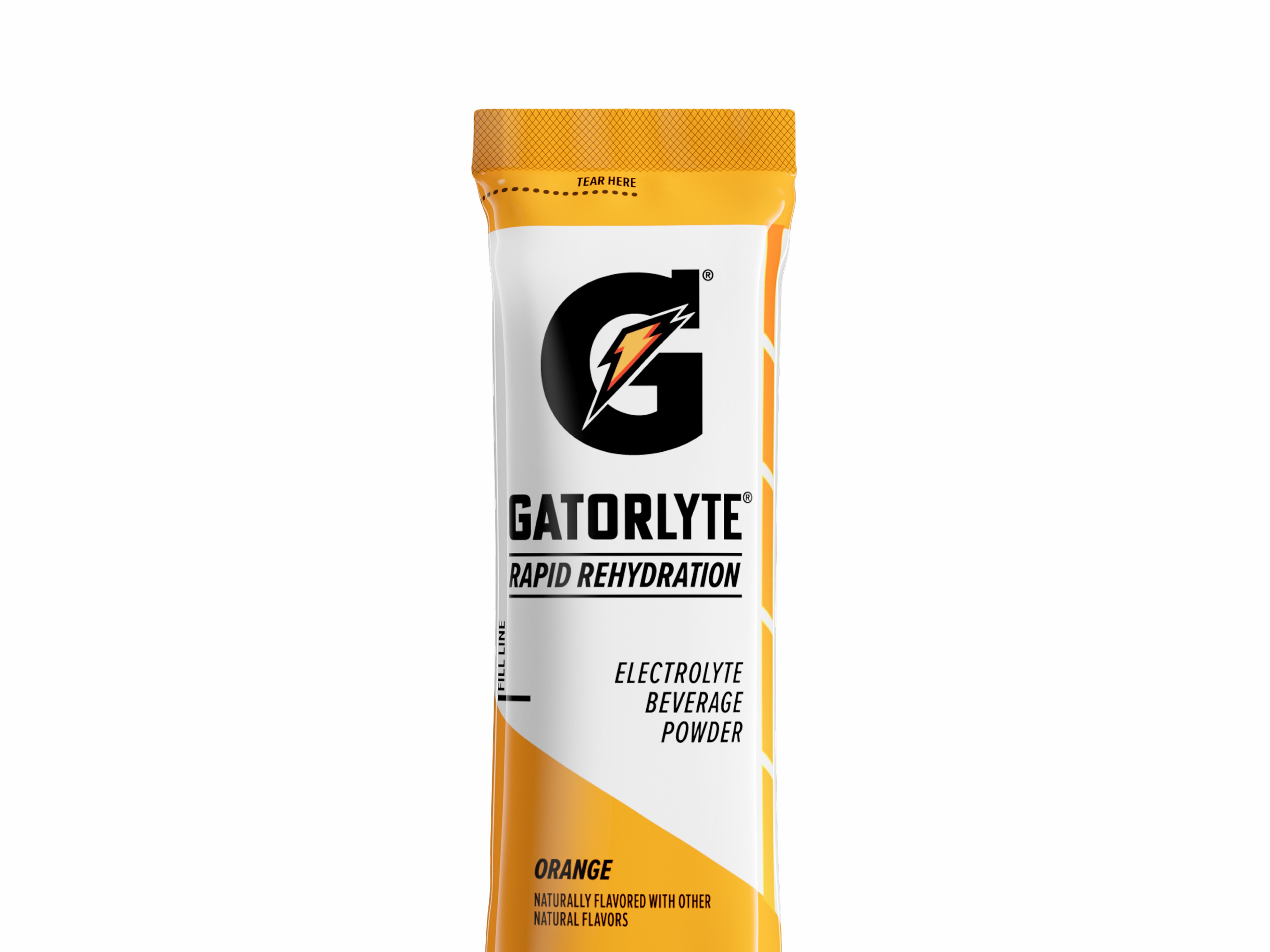 Orange Gatorade Gatorlyte Powder (48 sticks) Powders | 740YMLHVW