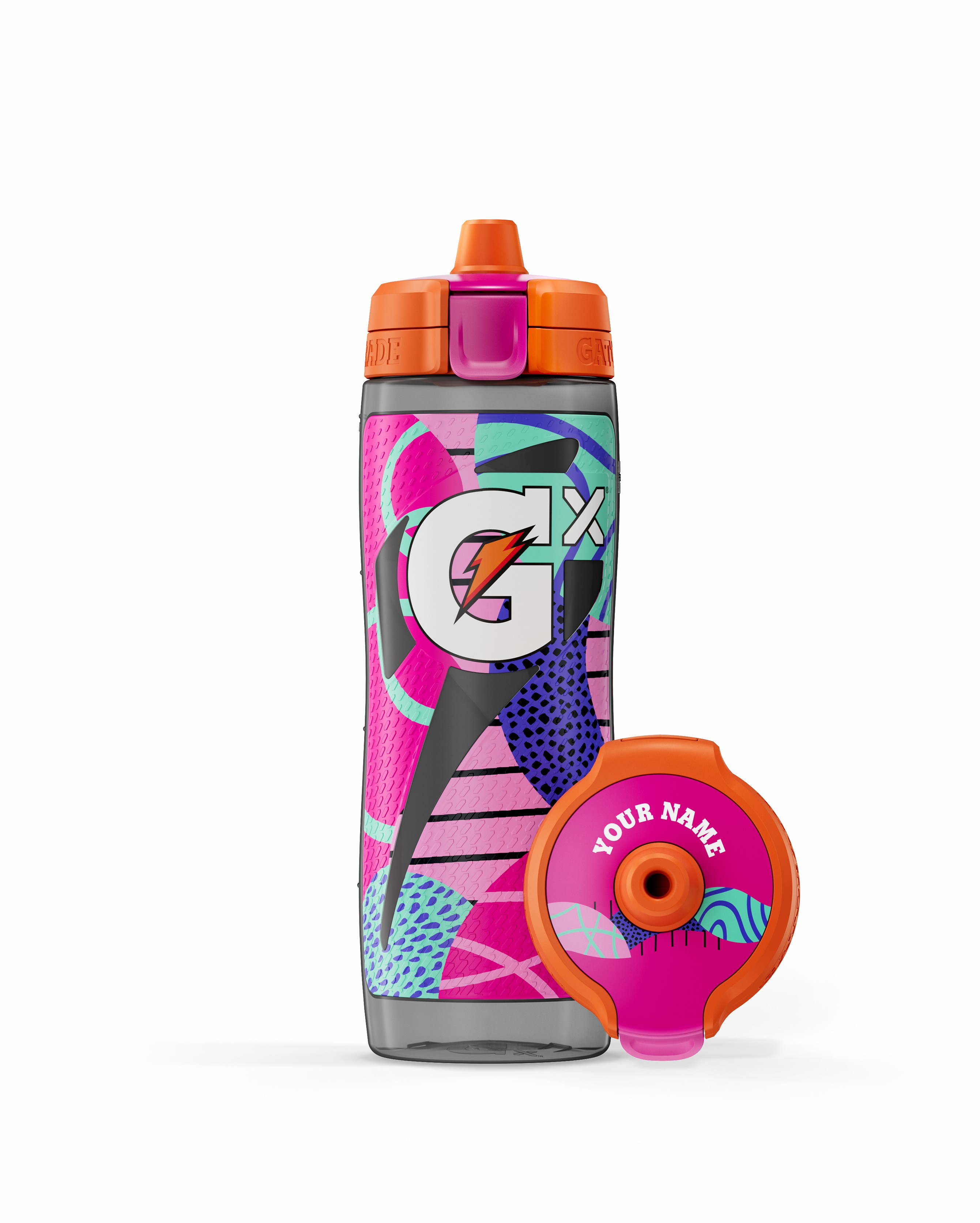 Pink / Purple Gatorade Gx Montage Water Bottle (30 oz) Bundle Water Bottles | 936TSIBFK