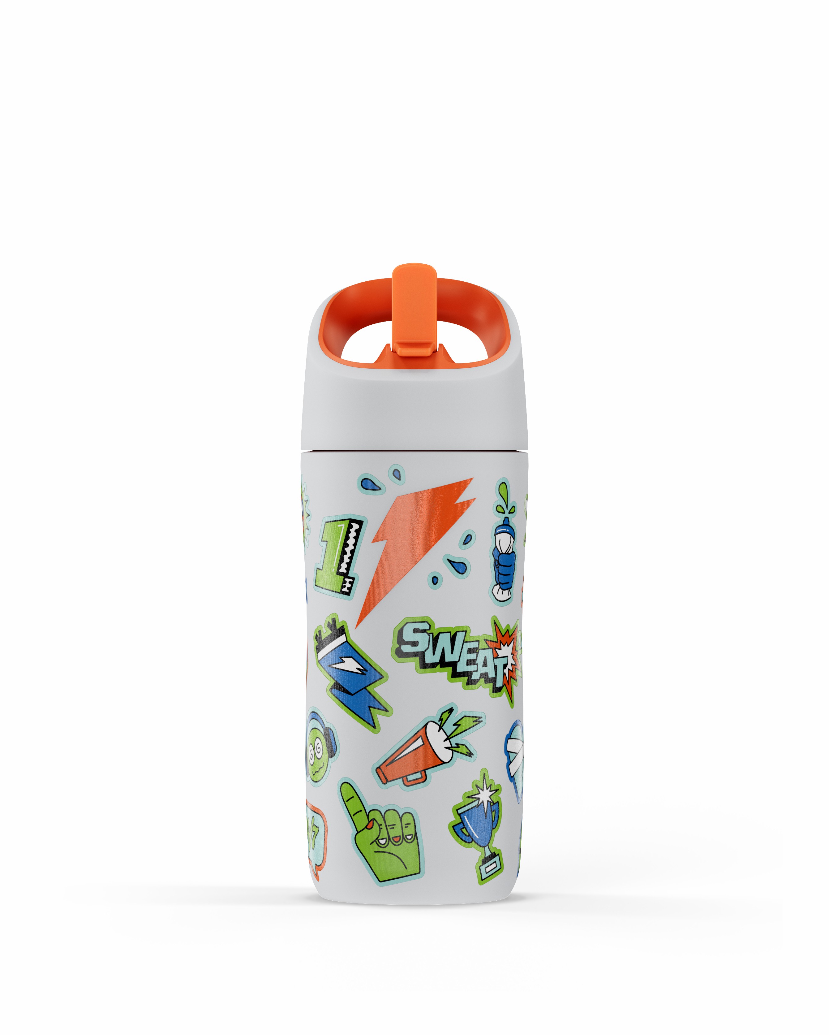 White Gatorade Rookie Stainless Steel Water Bottle (12 oz) Water Bottles | 325ZDKURF