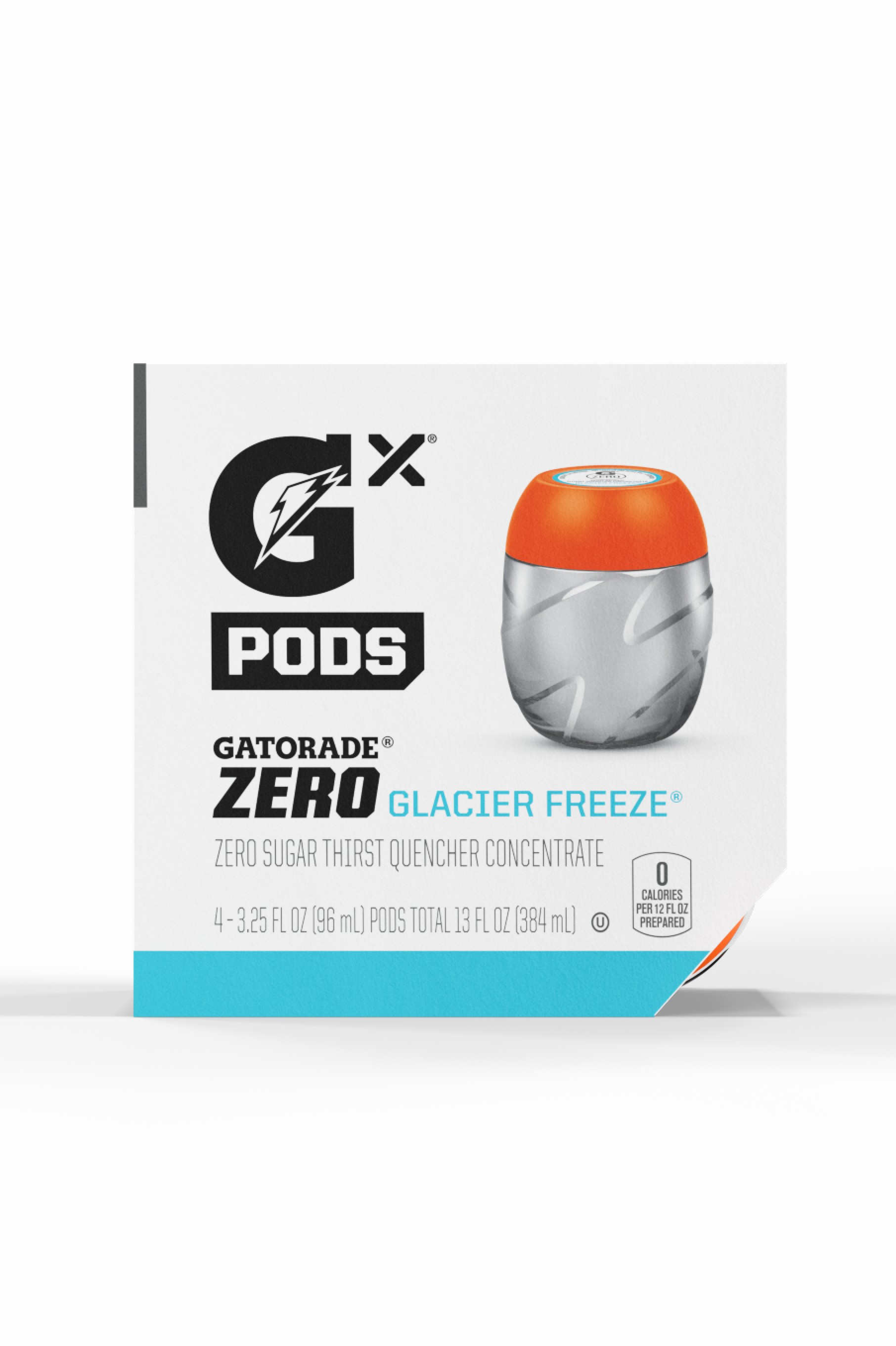 Zero Glacier Freeze Gatorade Gx Pod (48 pods) Pods | 971TNMRLZ